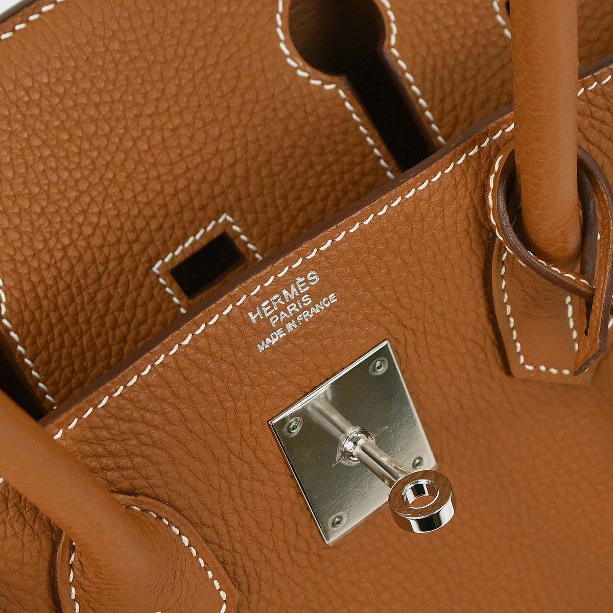 Hermes Gold Togo Birkin 30 Handbag