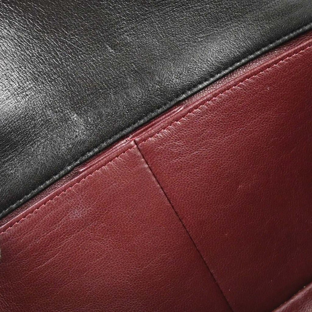 Chanel Black Lambskin East West Shoulder Bag