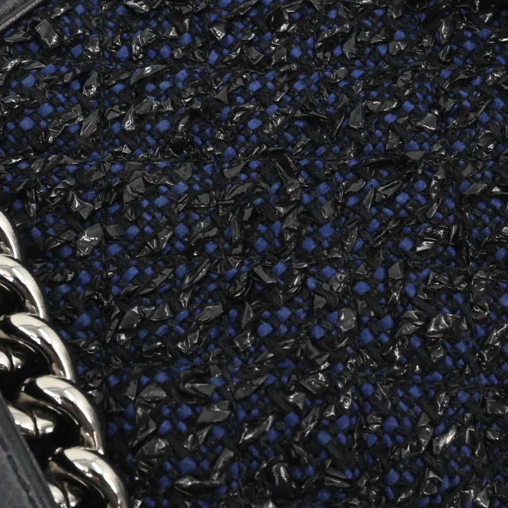 Boy Chanel 2018-2019 Black Lambskin Tweed Medium Shoulder Bag