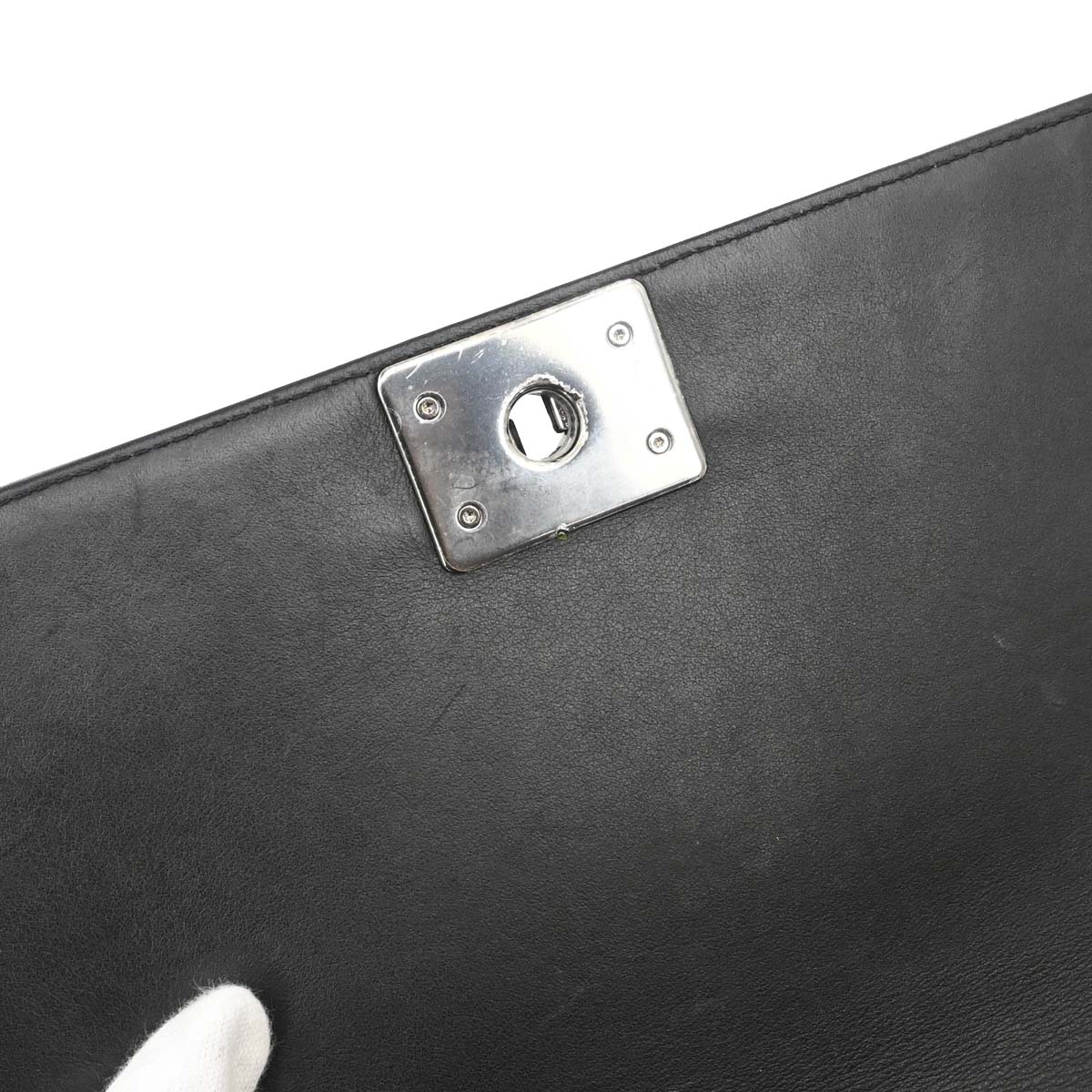 Boy Chanel 2018-2019 Black Lambskin Tweed Medium Shoulder Bag