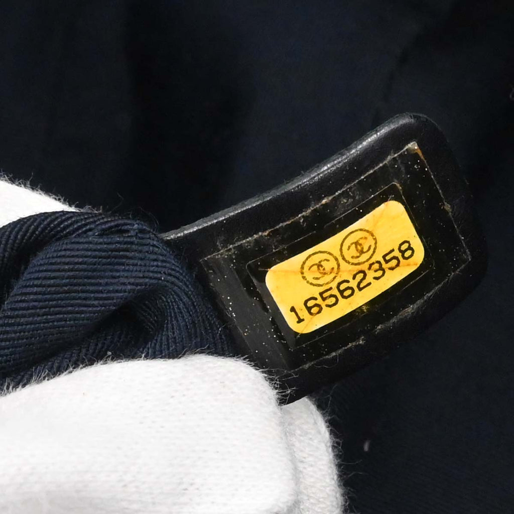 Chanel 2012 Black Calfskin Luxury Line Flap Bag