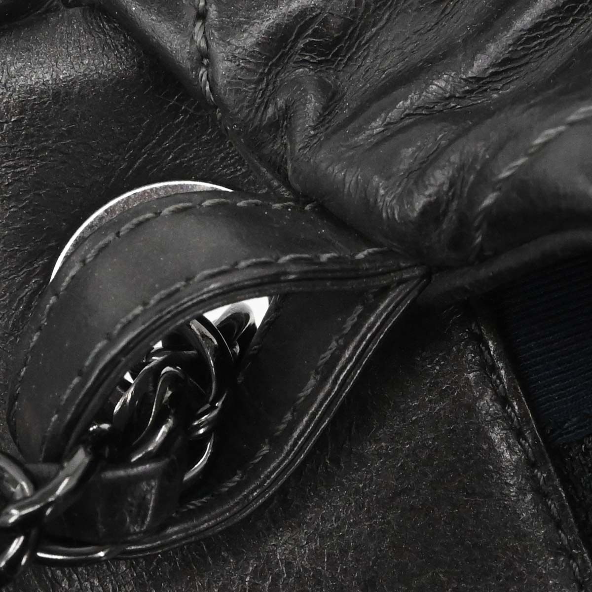 Chanel 2012 Black Calfskin Luxury Line Flap Bag