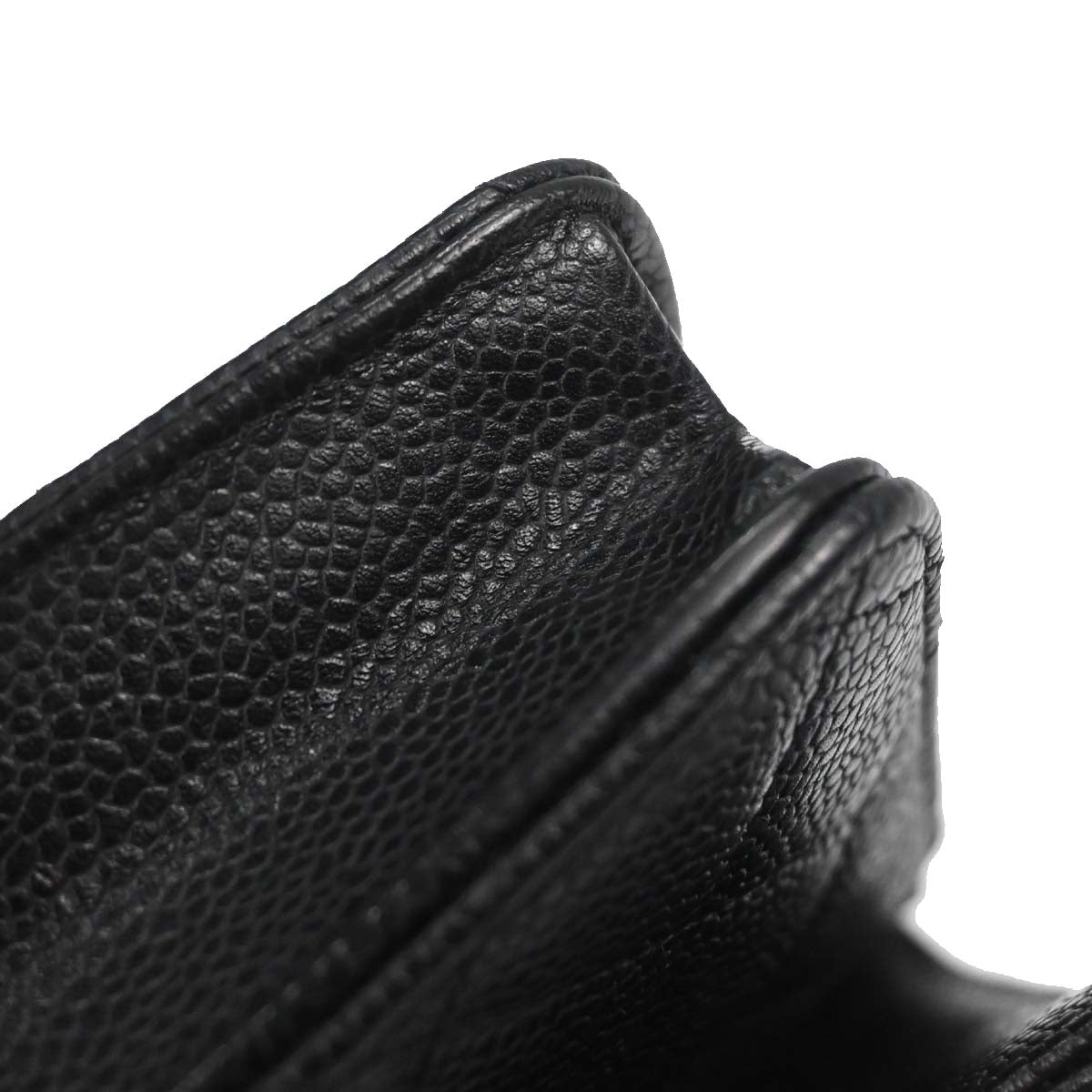 Chanel 2014-2015 Black Caviar Skin Classic WOC Wallet on Chain Bag