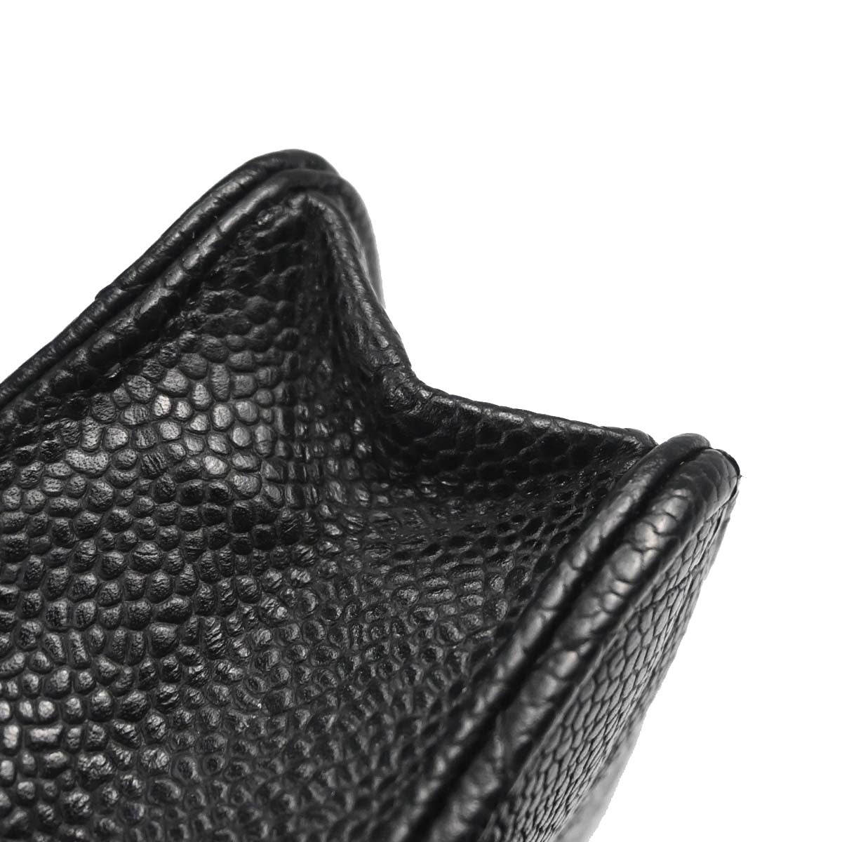 Chanel 2014-2015 Black Caviar Skin Classic WOC Wallet on Chain Bag