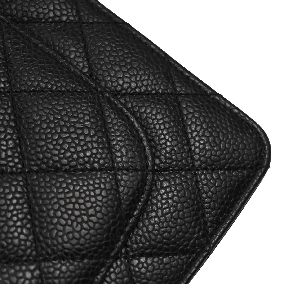 Chanel 2014-2015 Black Caviar Skin Classic WOC Wallet on Chain Bag
