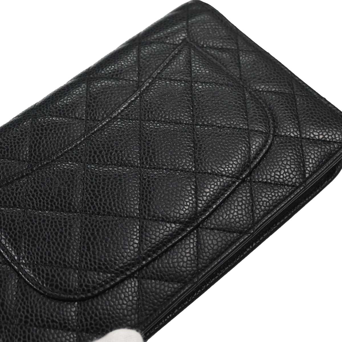 Chanel 2014-2015 Black Caviar Skin Classic WOC Wallet on Chain Bag