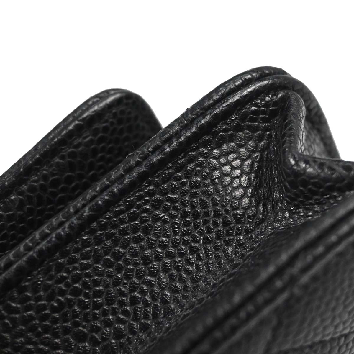 Chanel 2014-2015 Black Caviar Skin Classic WOC Wallet on Chain Bag