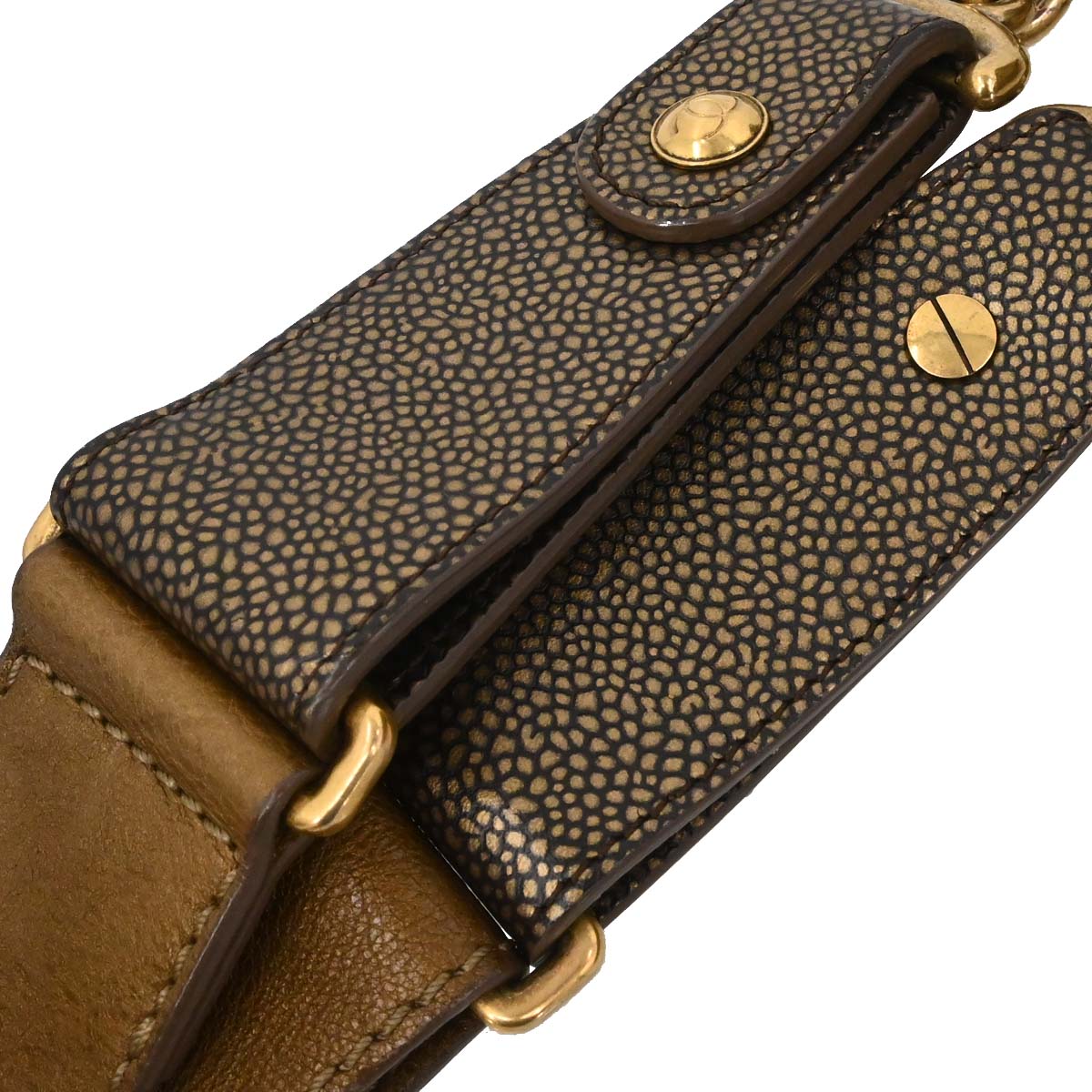 Chanel 2012-2013 Brown Calfskin Paris-Bombay Back to School Messenger 2way Shoulder Handbag