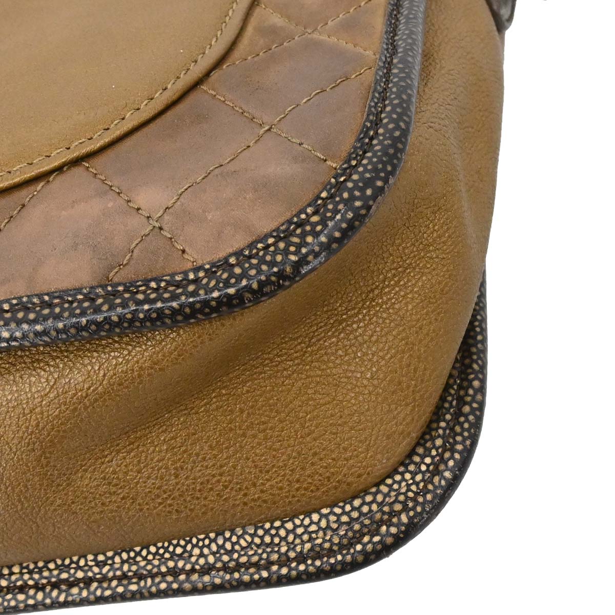 Chanel 2012-2013 Brown Calfskin Paris-Bombay Back to School Messenger 2way Shoulder Handbag