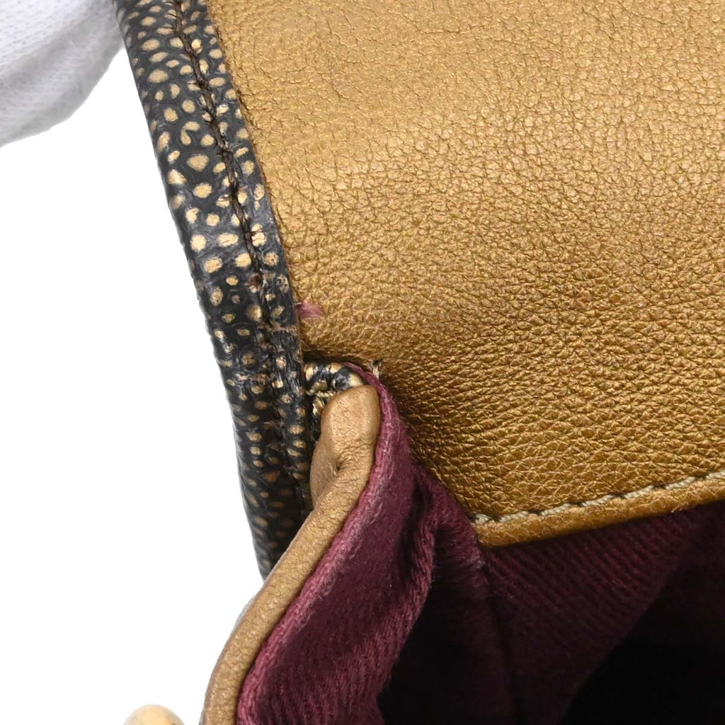 Chanel 2012-2013 Brown Calfskin Paris-Bombay Back to School Messenger 2way Shoulder Handbag