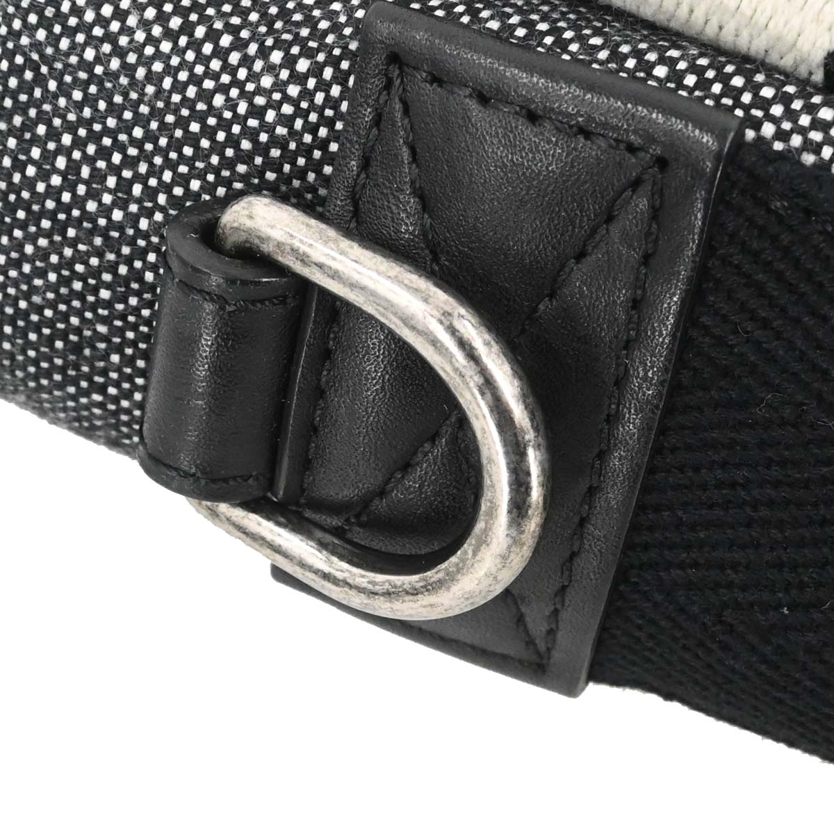 Chanel 2016-2017 Black Quilted Denim Medium Airlines Buckle 2way Shoulder Handbag