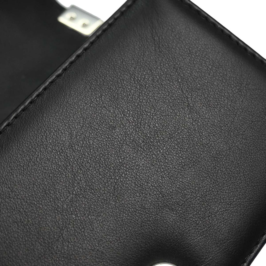 Boy Chanel 2017-2018 Black Lambskin Tweed Chevron Small Chain Shoulder Bag 167312