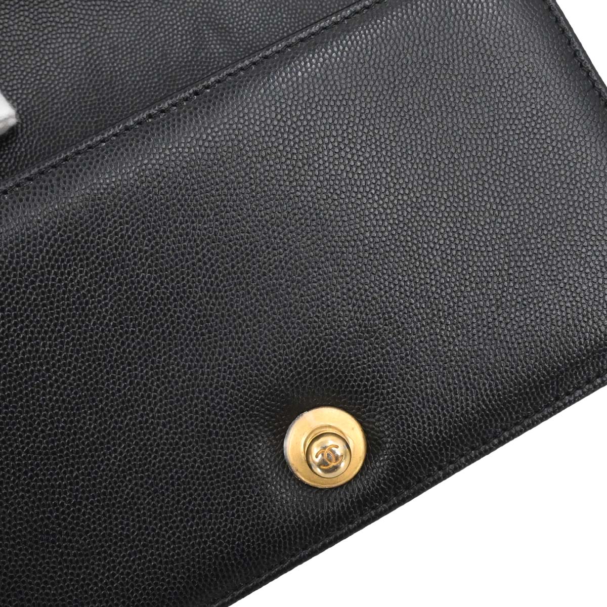 Boy Chanel 2018-2019 Black Caviar Skin Small Chain Shoulder Bag