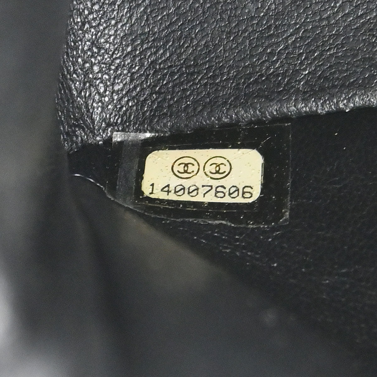 Chanel 2010-2011 Black Caviar Skin Medium Classic Double Flap Shoulder Bag