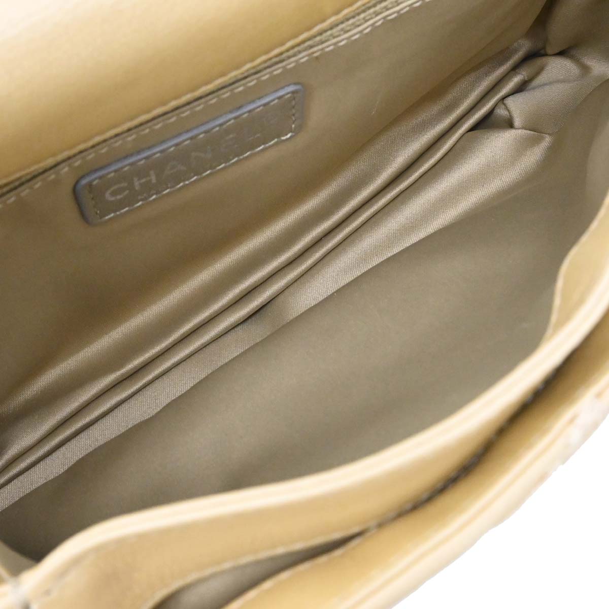 Chanel 2011 Gold Lambskin Ultra Stitch Flap Bag Shoulder Bag