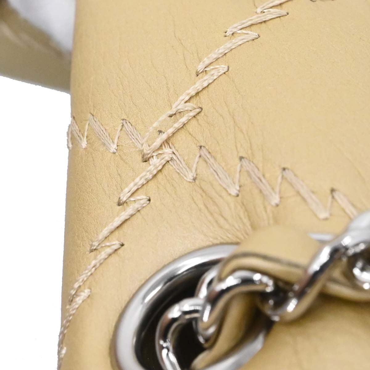Chanel 2011 Gold Lambskin Ultra Stitch Flap Bag Shoulder Bag
