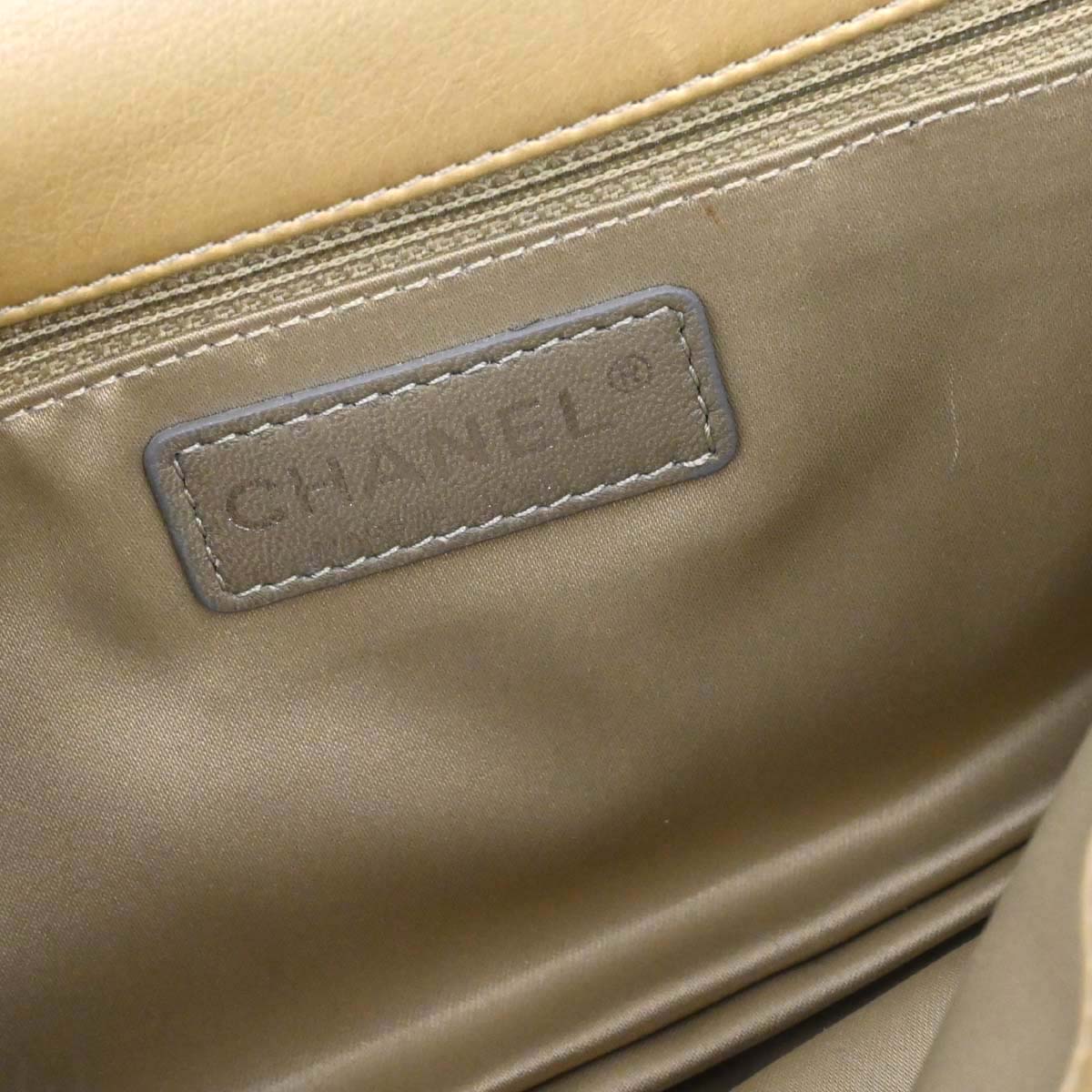 Chanel 2011 Gold Lambskin Ultra Stitch Flap Bag Shoulder Bag