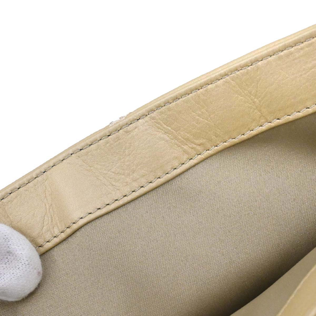Chanel 2011 Gold Lambskin Ultra Stitch Flap Bag Shoulder Bag