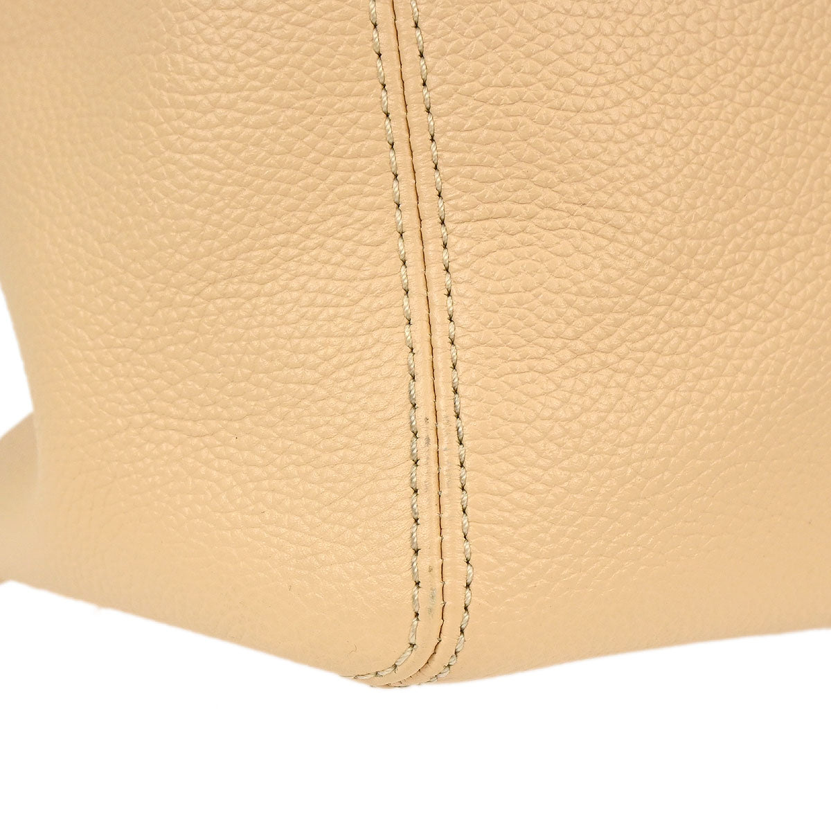 Chanel 2010-2011 Beige Calfskin Cerf Executive 2way Shoulder Tote Bag