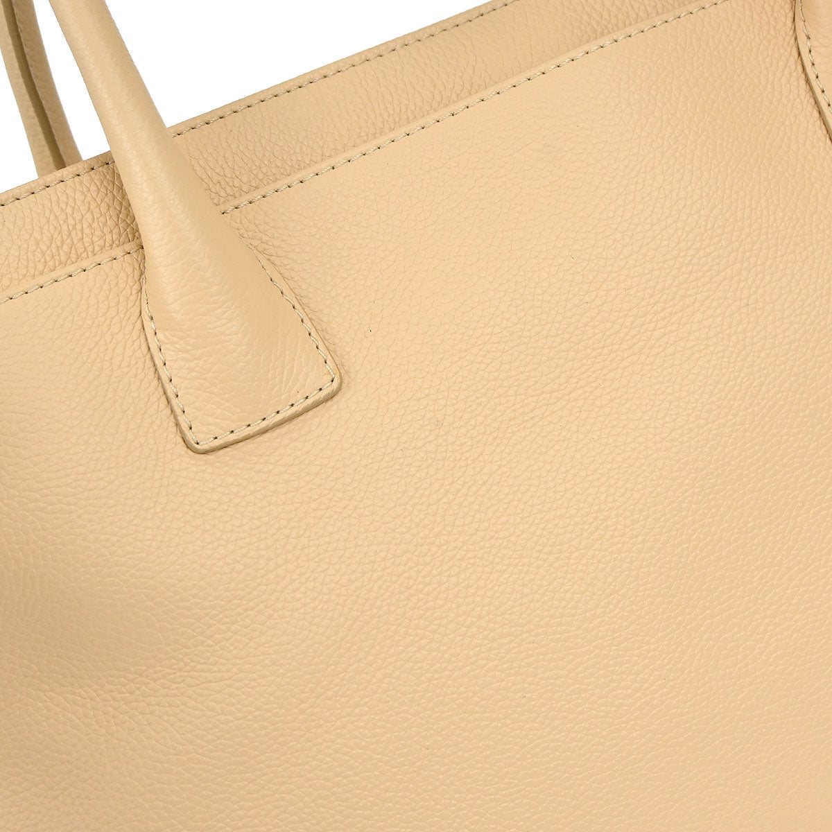 Chanel 2010-2011 Beige Calfskin Cerf Executive 2way Shoulder Tote Bag
