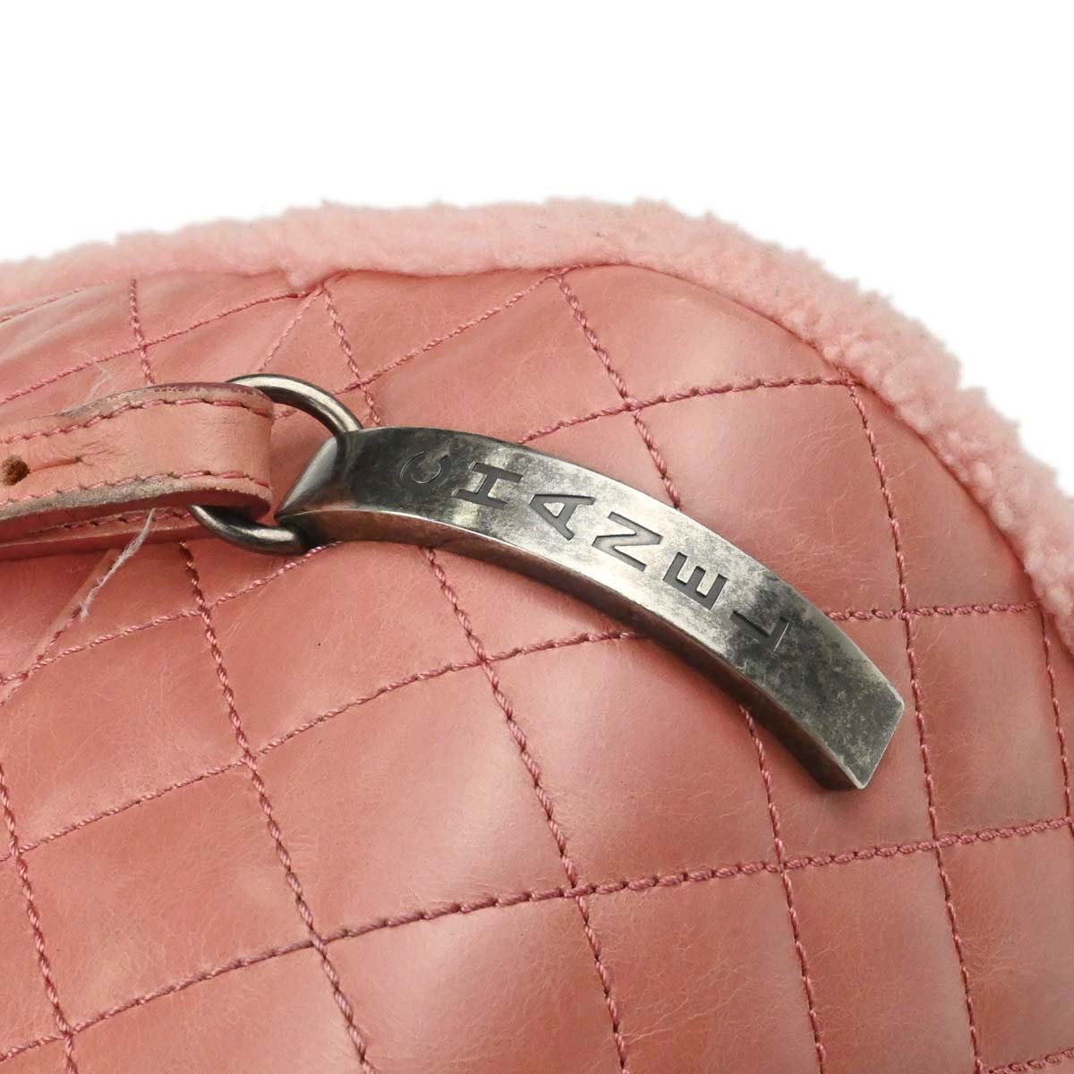 Chanel 2015-2016 Pink Calfskin Shearling Paris-Salzburg Mountain Backpack