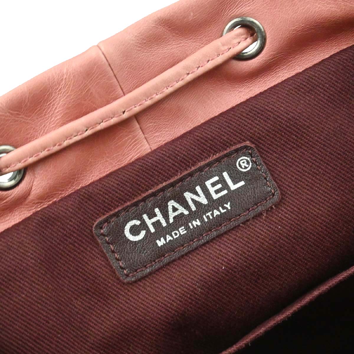 Chanel 2015-2016 Pink Calfskin Shearling Paris-Salzburg Mountain Backpack