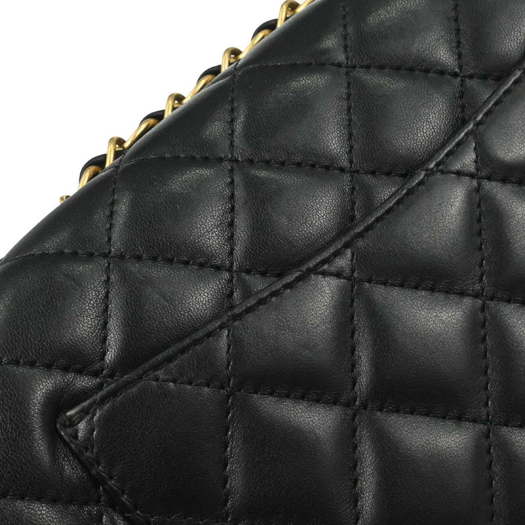Chanel 2018 Black Lambskin Shoulder Bag