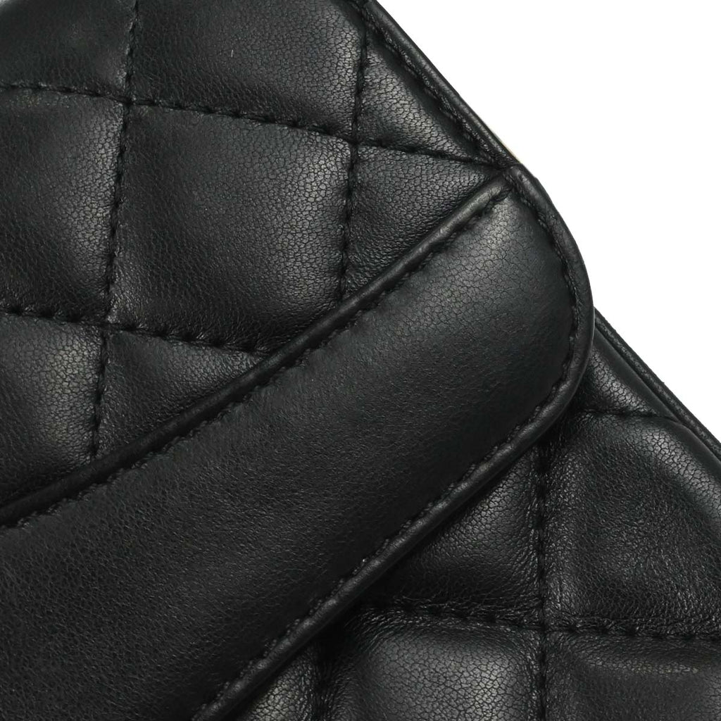 Chanel 2018 Black Lambskin Shoulder Bag