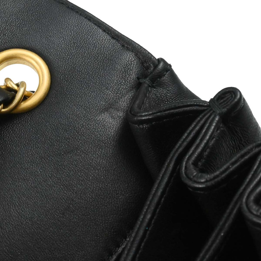 Chanel 2018 Black Lambskin Shoulder Bag