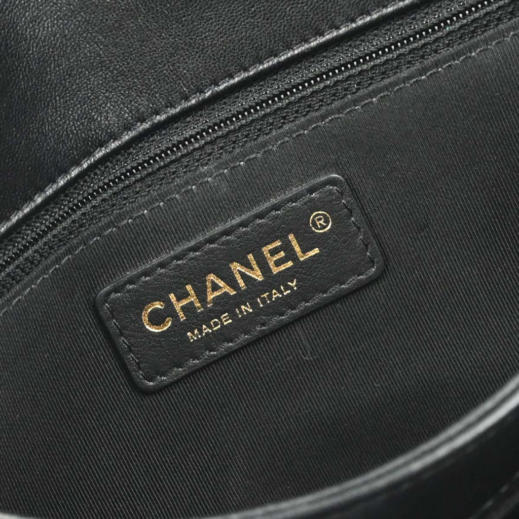 Chanel 2018 Black Lambskin Shoulder Bag