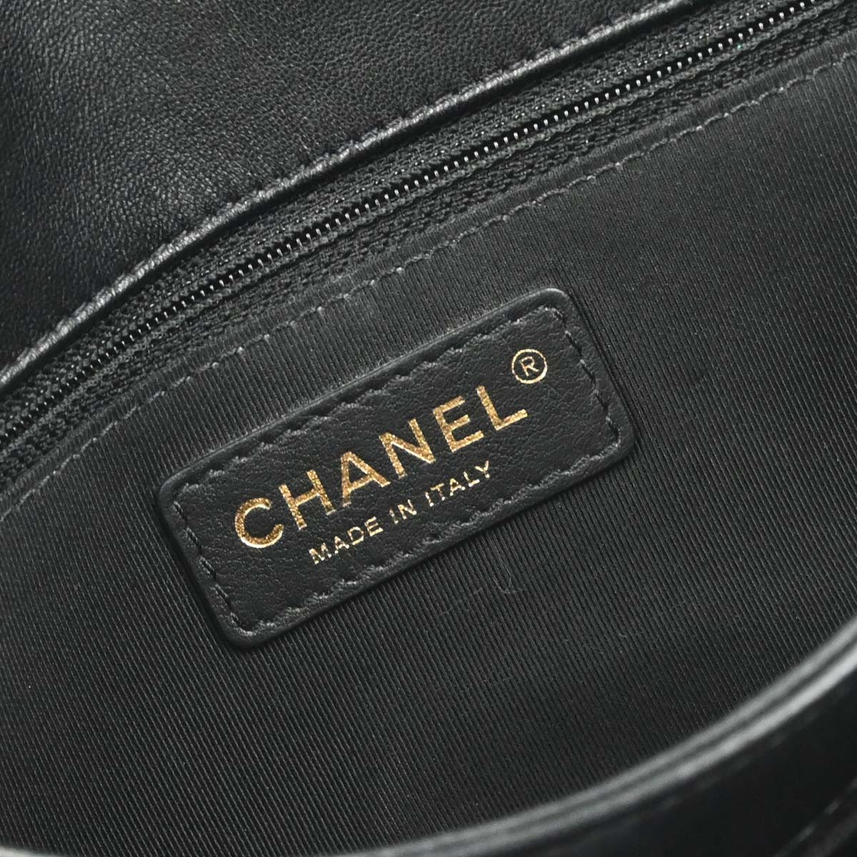Chanel 2018 Black Lambskin Shoulder Bag