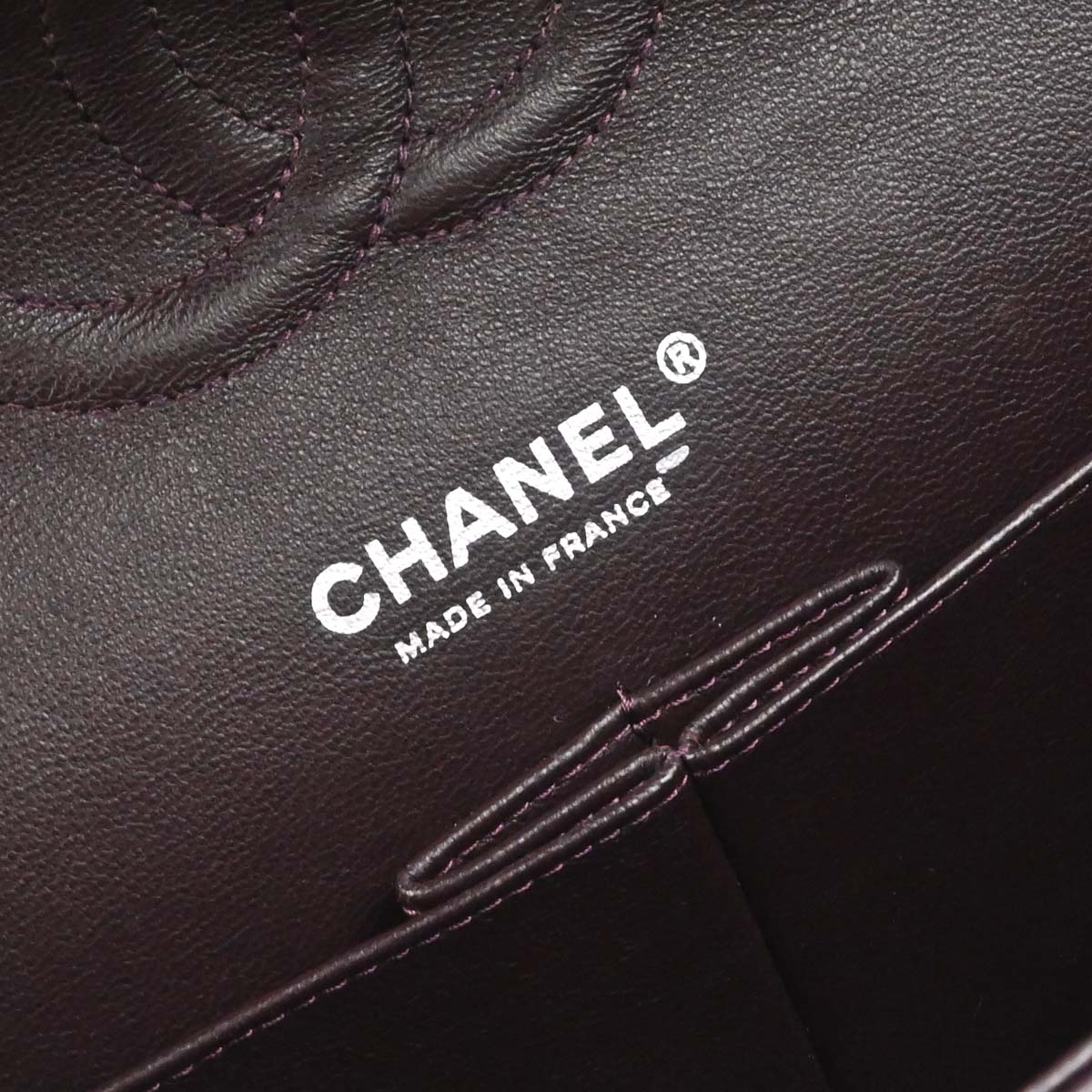 Chanel 2011 Purple Lambskin Medium Classic Double Flap Shoulder Bag