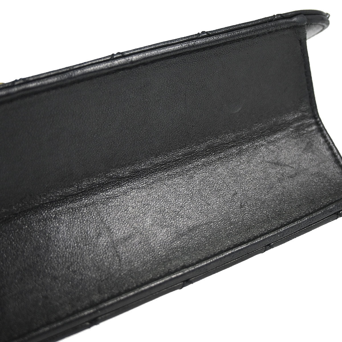 Chanel 2010-2011 Black Lambskin Turnlock Medium Half Flap Shoulder Bag