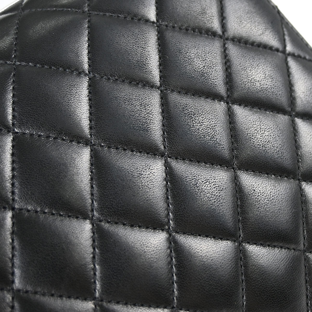 Chanel 2010-2011 Black Lambskin Turnlock Medium Half Flap Shoulder Bag