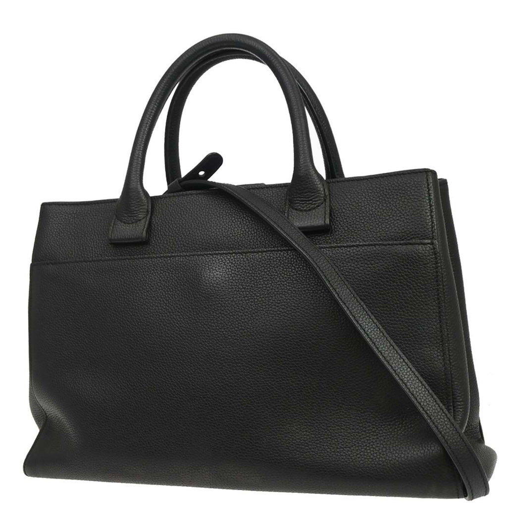 Chanel 2017 Black Neo Executive Tote 2way Shoulder Handbag