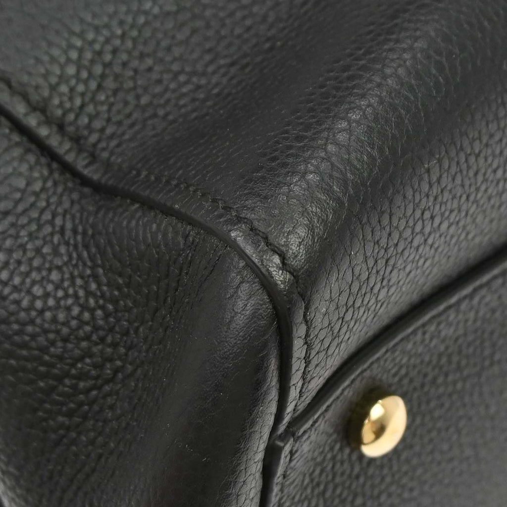 Chanel 2017 Black Neo Executive Tote 2way Shoulder Handbag