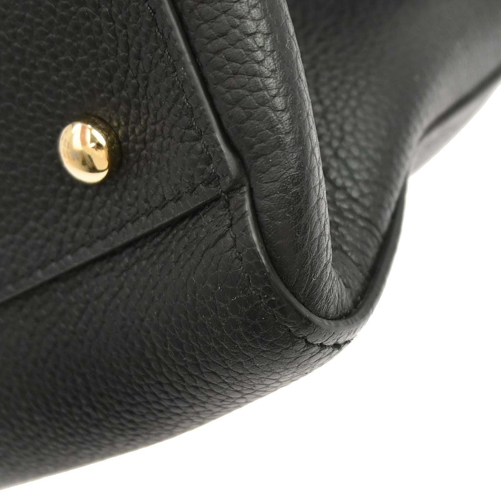 Chanel 2017 Black Neo Executive Tote 2way Shoulder Handbag