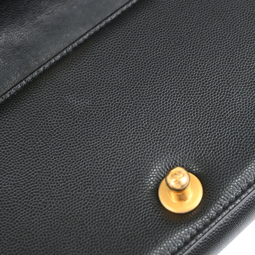 Boy Chanel 2019 Black Caviar Skin Small Chain Shoulder Bag