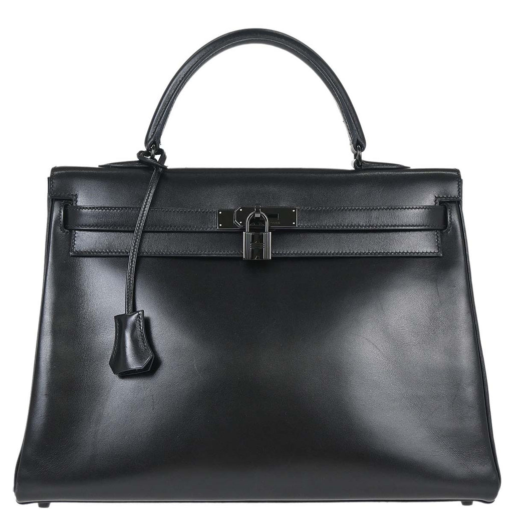 Hermes 2010 JPG So Black Kelly 35 Handbag