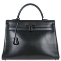 Hermes 2010 JPG So Black Kelly 35 Handbag