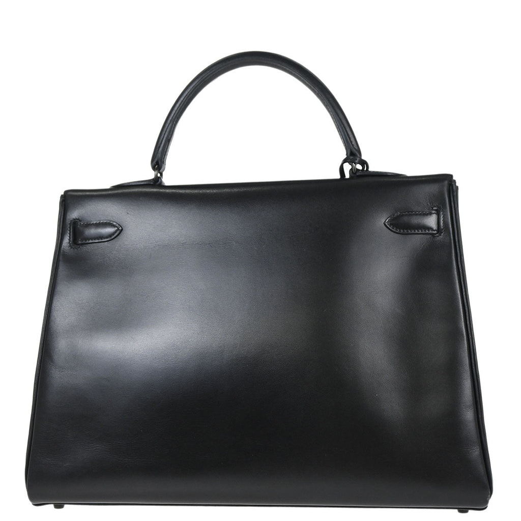 Hermes 2010 JPG So Black Kelly 35 Handbag