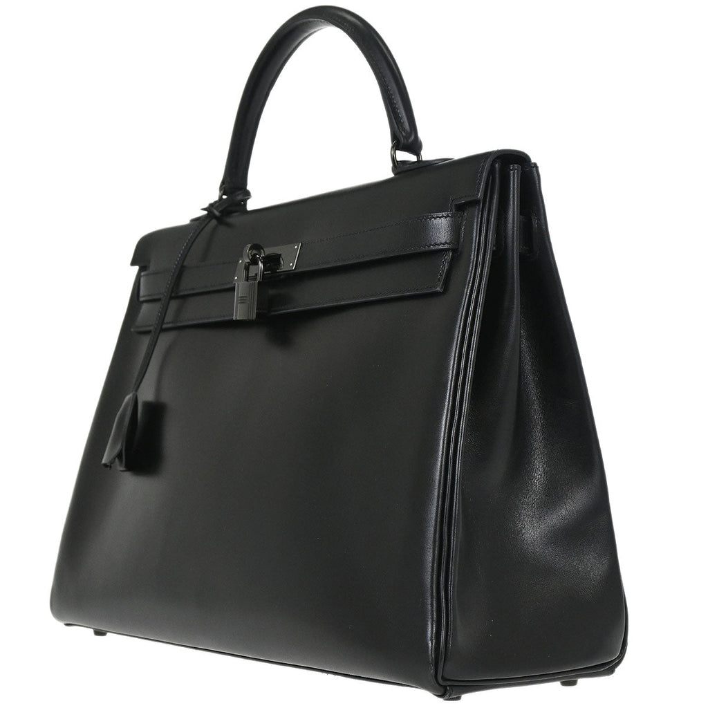 Hermes 2010 JPG So Black Kelly 35 Handbag