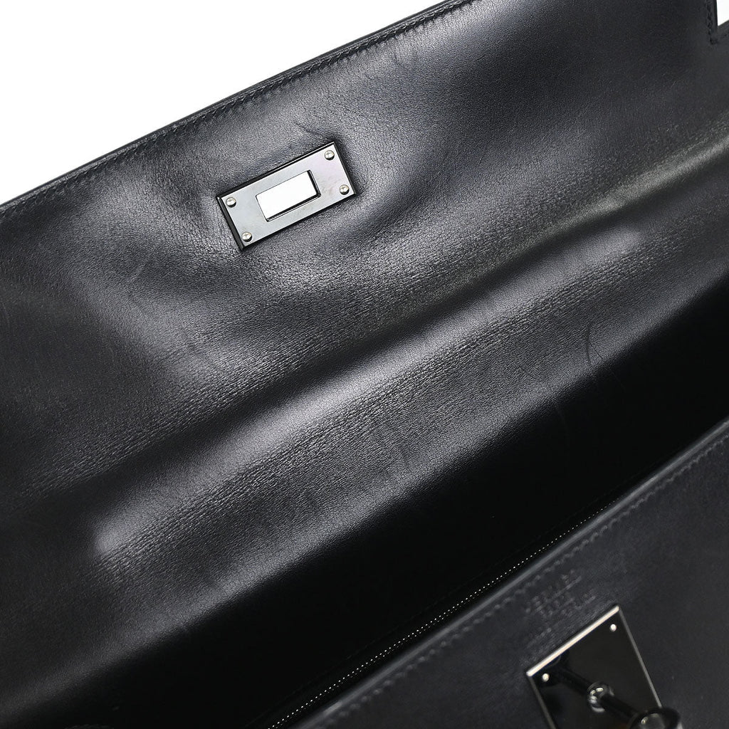 Hermes 2010 JPG So Black Kelly 35 Handbag