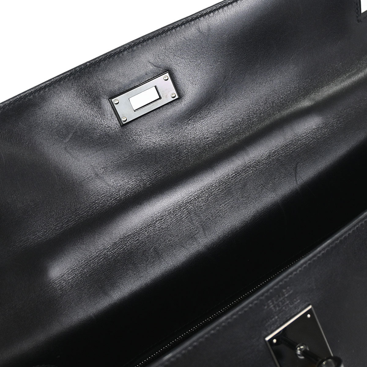 Hermes 2010 JPG So Black Kelly 35 Handbag