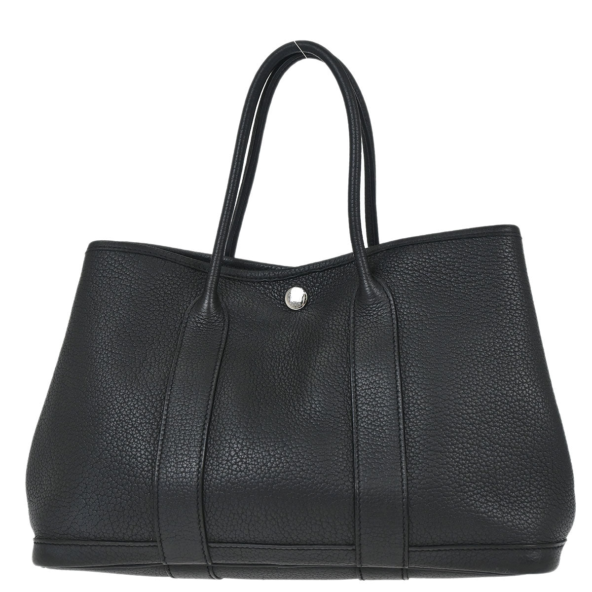 Hermes Black Negonda Garden Party 30 TPM Tote Bag