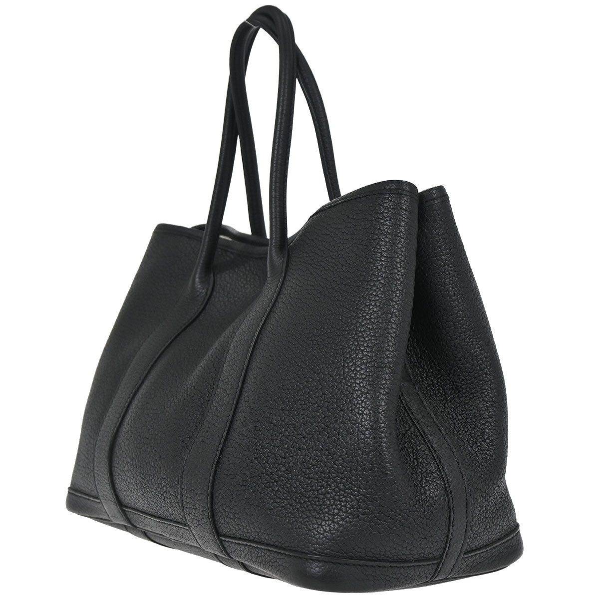 Hermes Black Negonda Garden Party 30 TPM Tote Bag