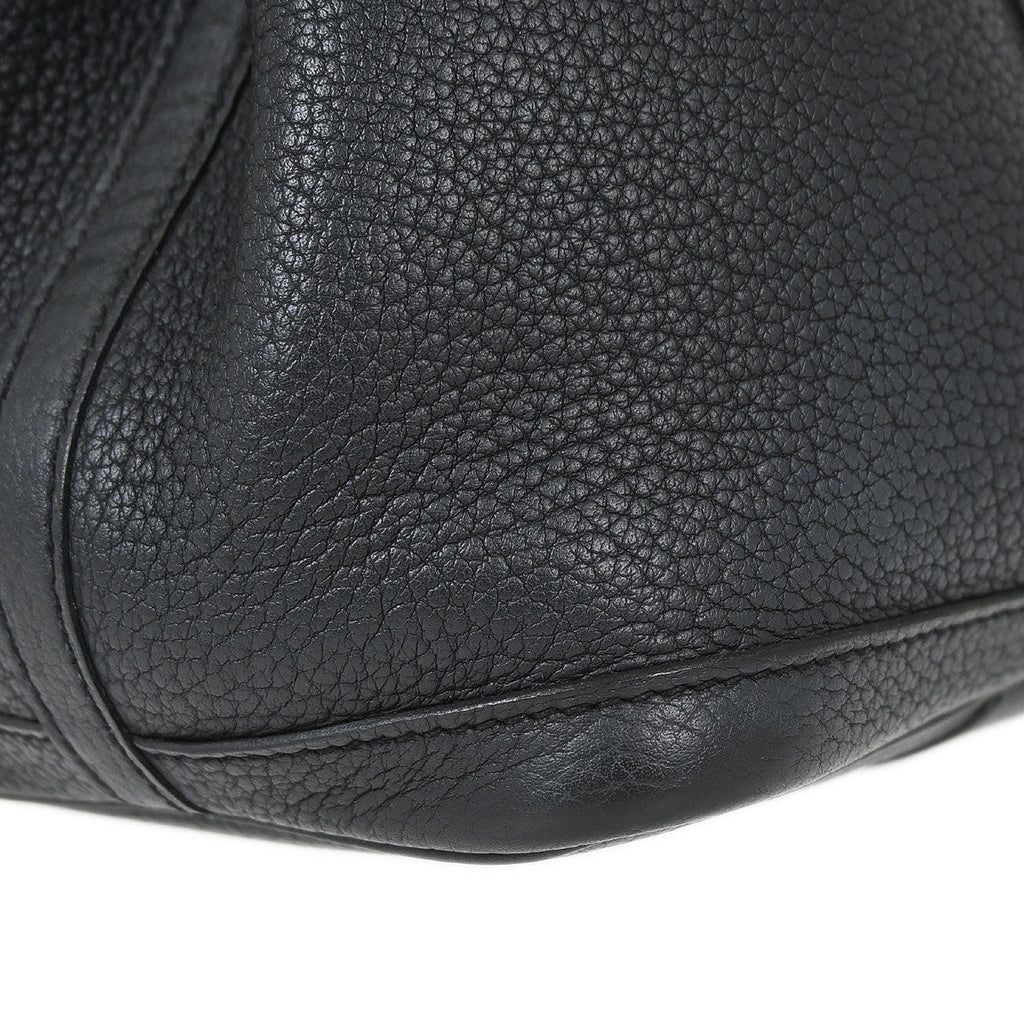 Hermes Black Negonda Garden Party 30 TPM Tote Bag