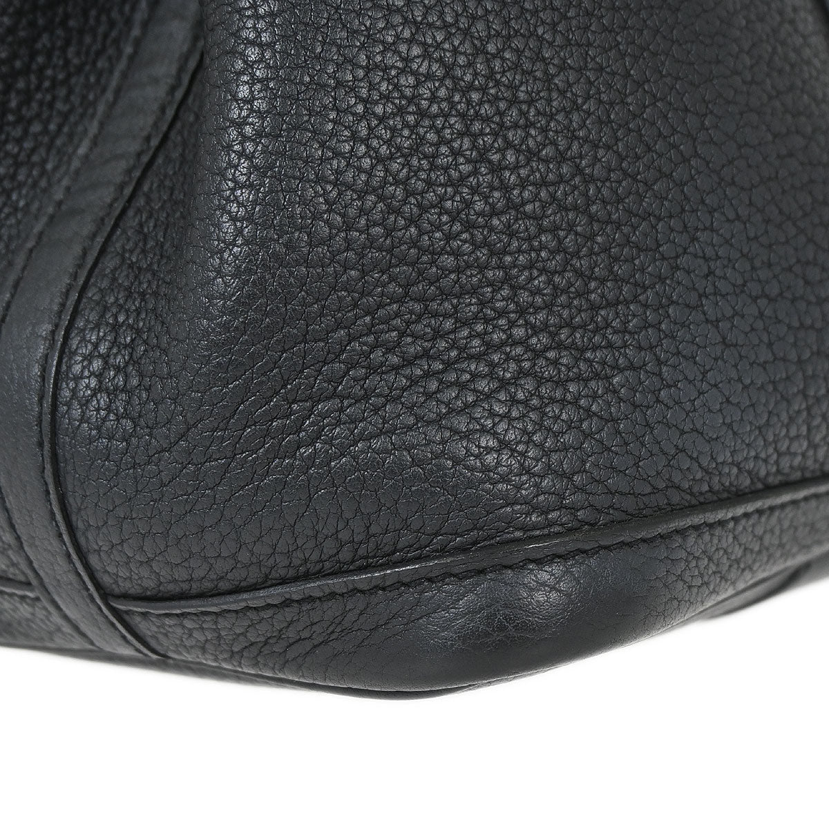 Hermes Black Negonda Garden Party 30 TPM Tote Bag