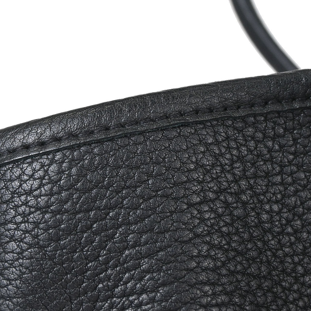Hermes Black Negonda Garden Party 30 TPM Tote Bag