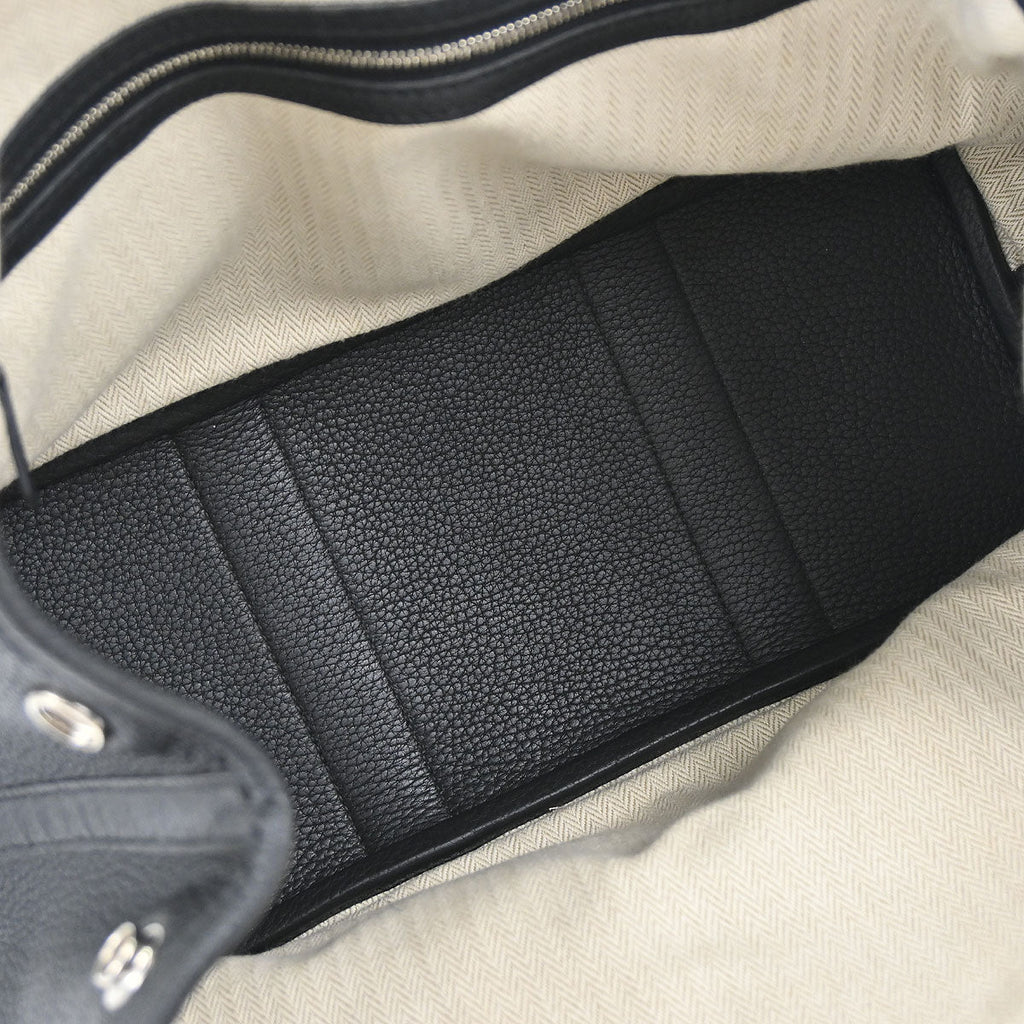 Hermes Black Negonda Garden Party 30 TPM Tote Bag
